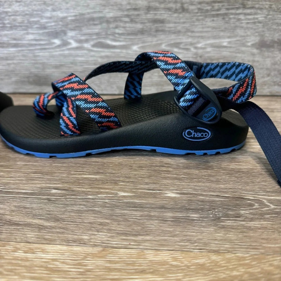 Chaco Z2 classics static eclipse Blue‎ Coral Hiking Sandal Size 9 - Picture 8 of 11